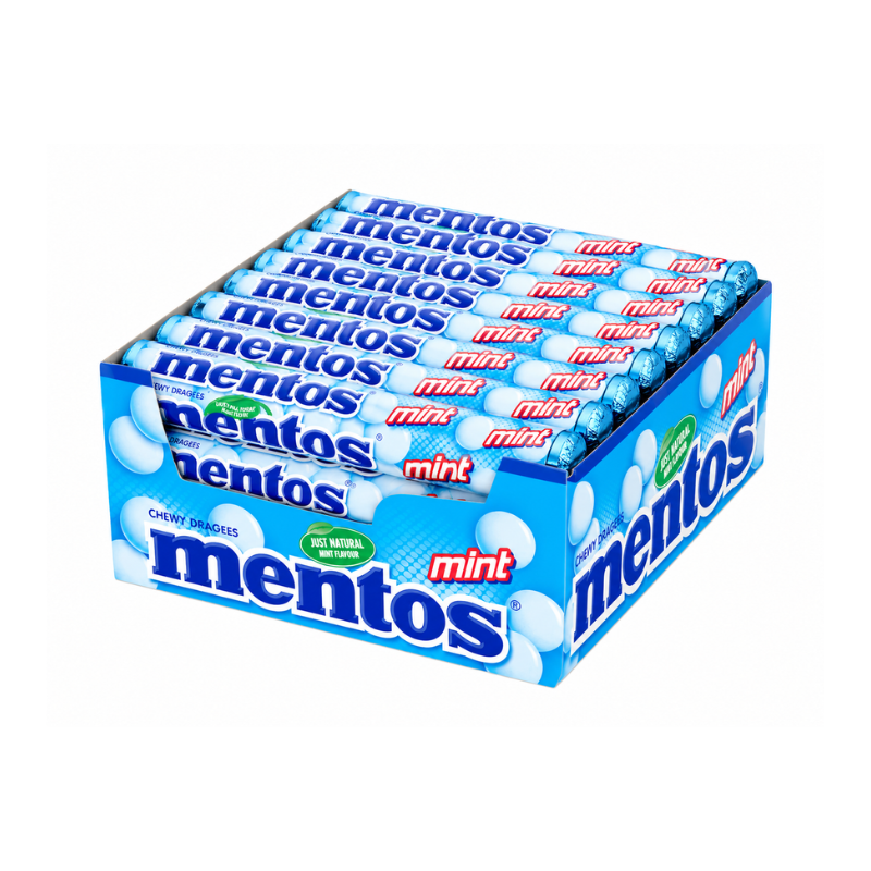 Mentos Caramelos Masticables: Frutas, Discovery, Rainbow y Menta  - Formato 40 Uds | ELEGIR REFERENCIA