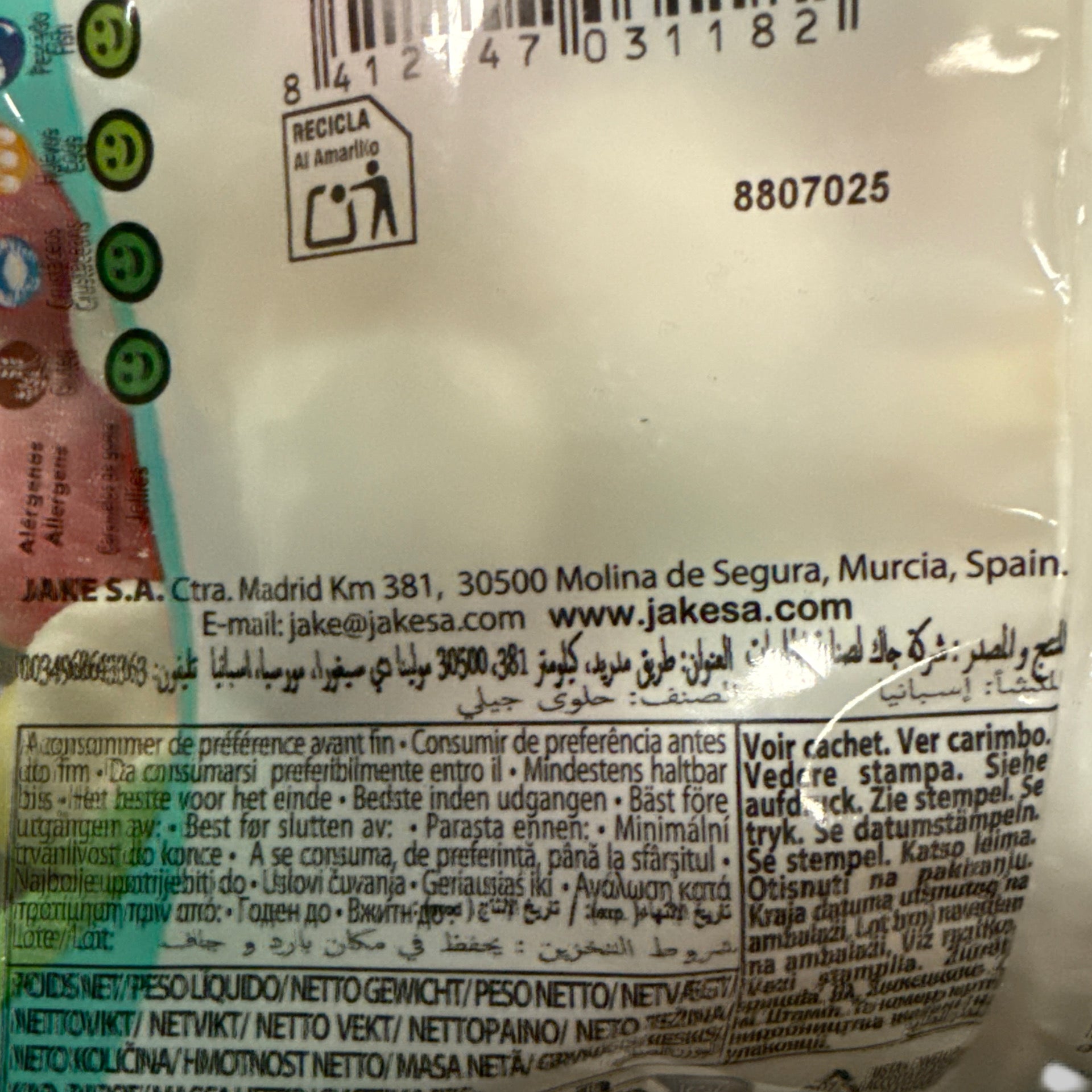 Gusanos Pica Jake | Formato Bolsa 1KG
