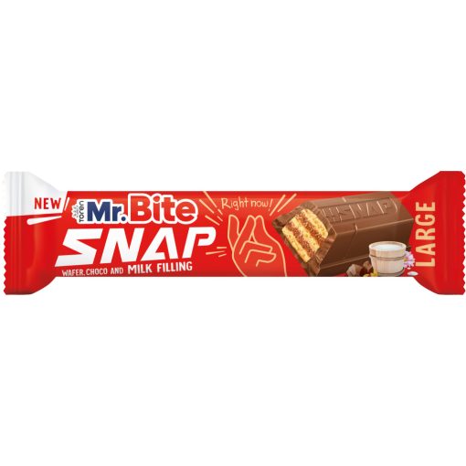 MR. Bite Snap Milk Choko Cocoa 35G - Expositor Contiene 24 Unidades