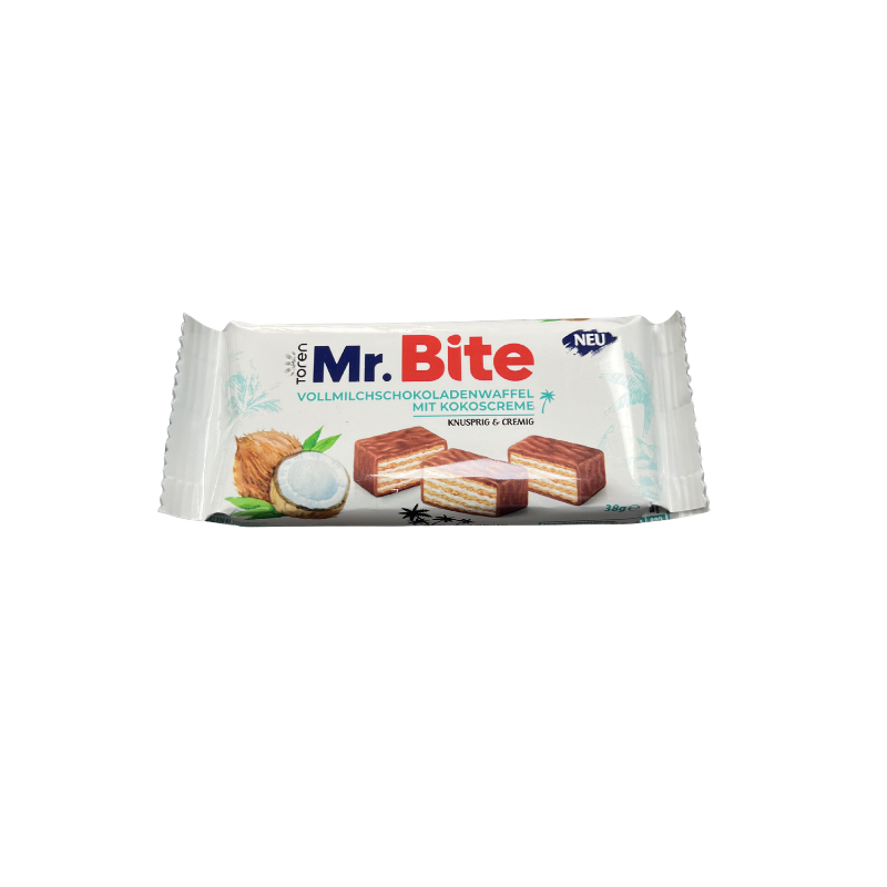 MR. Bite Coco 38G - Expositor Contiene 24 Unidades