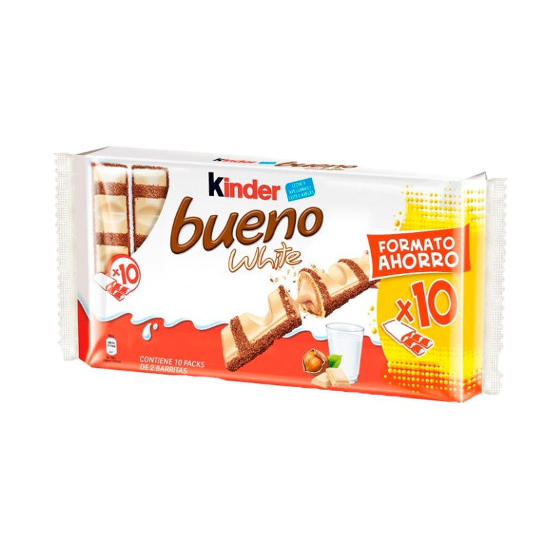 Kinder Bueno Blanco Formato 10 Uds | ELEGIR REFERENCIA