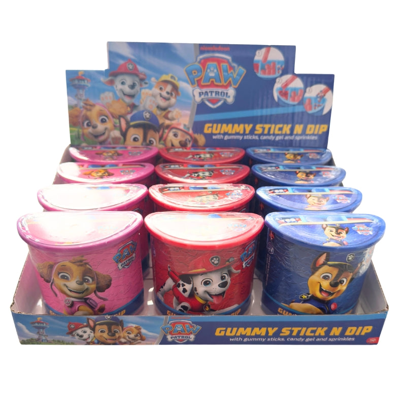 Paw Patrol | Gominolas+Líquido+Sprinkles | Contiene 12 Uds x 55G