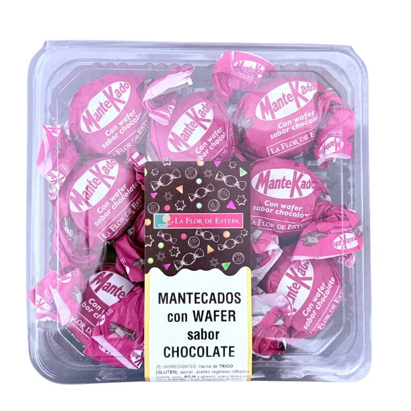 Mantecados "ManteKado Wafer de Chocolate" | Contiene 9 Unidades - 350G