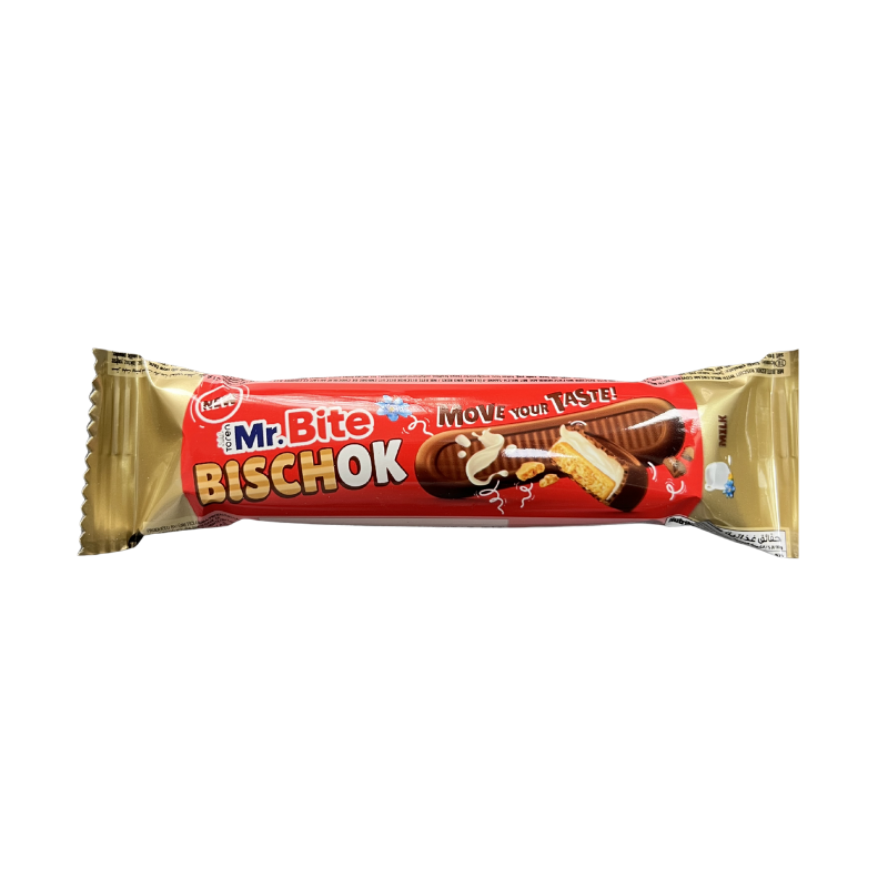 MR.Bite Lengua de Chocolate con Leche 35G - Expositor Contiene 24 Unidades