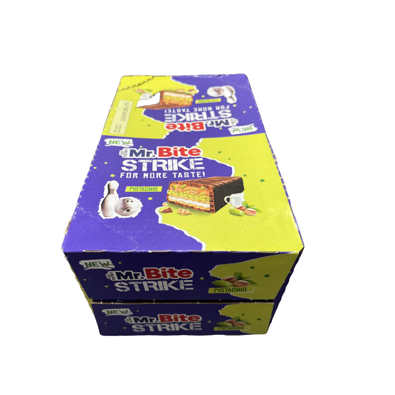 MR. Bite Strike Pistachio 40G - Expositor Contiene 24 Unidades