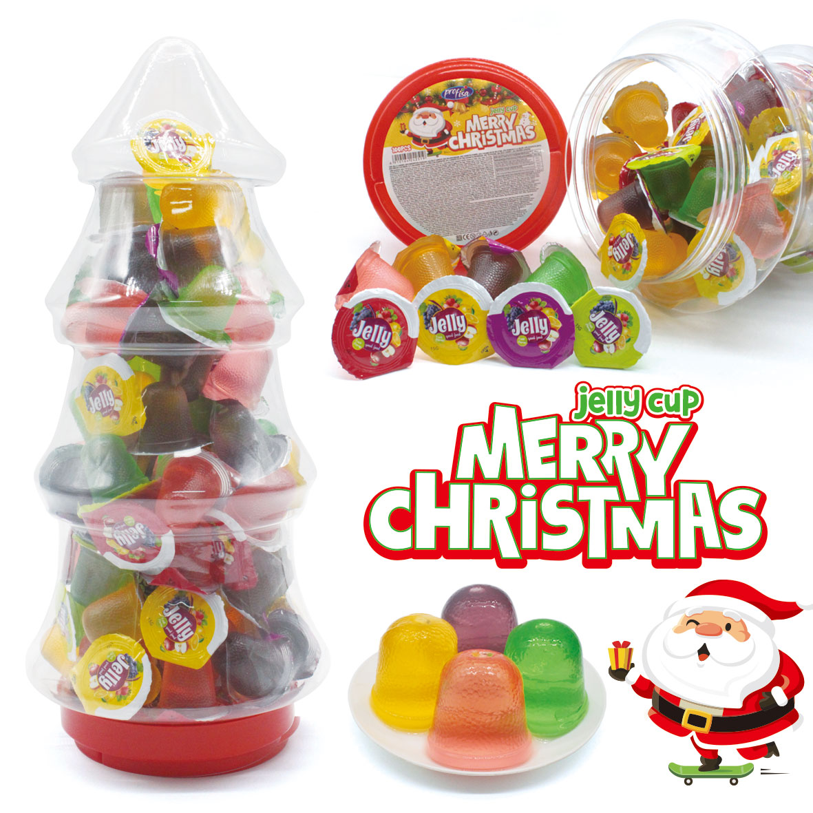 Christmas Tree Jelly | Contiene 100 Unidades x 15G