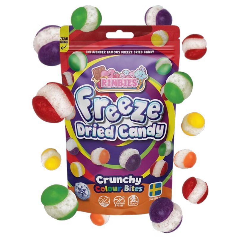 Rimbies - Crunchy Colour Bites (Bocados Crujientes de Colores) - Chuches Liofilizadas