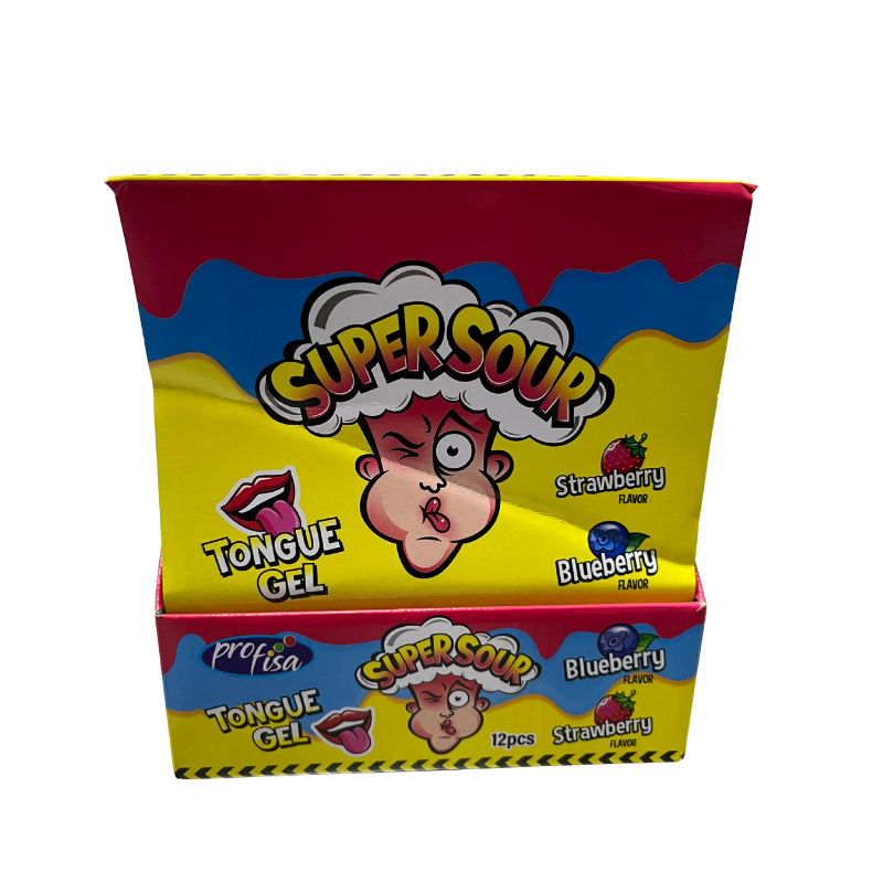 Super Sour Tongue Gel "Caramelo Líquido Ácido"  | Contiene 12 Uds