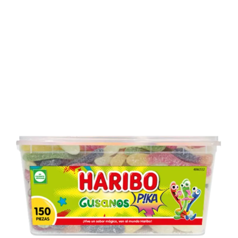 Gusanos Pica Haribo | Formato Tarro 150 Pcs