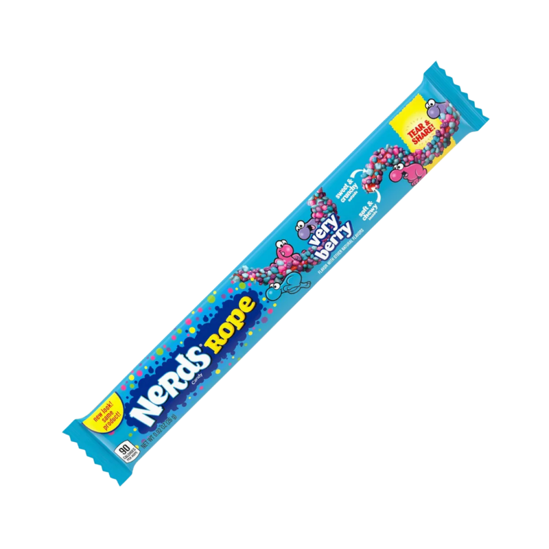 Nerds Rope - Gusto Frutti di Bosco Formato 24 Pezzi