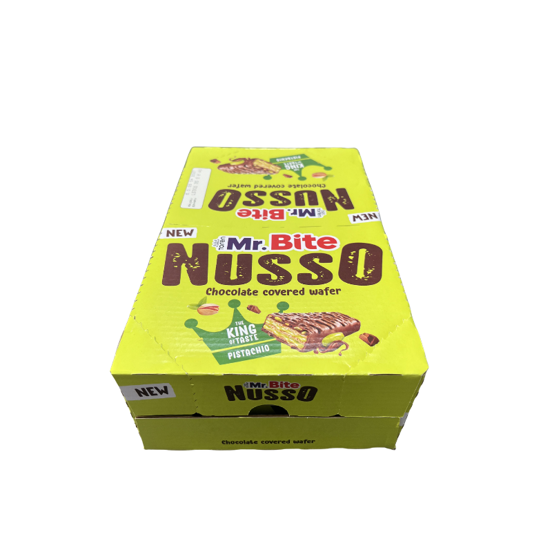 Mr.Bite Nusso Pistachio 35 G - Expositor Contiene 24 Unidades
