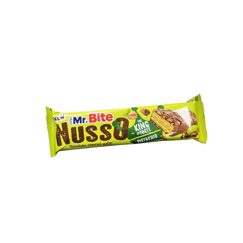 Mr.Bite Nusso Pistachio 35 G - Expositor Contiene 24 Unidades