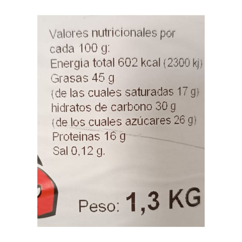 Cacahuete Cubierto 4 Chocolates - Blanco, Negro, Leche, Frambuesa | Formato Tarro 1,3 KG