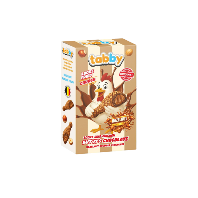 Tabby Pollo de Chocolate 50g - 1 Unidad