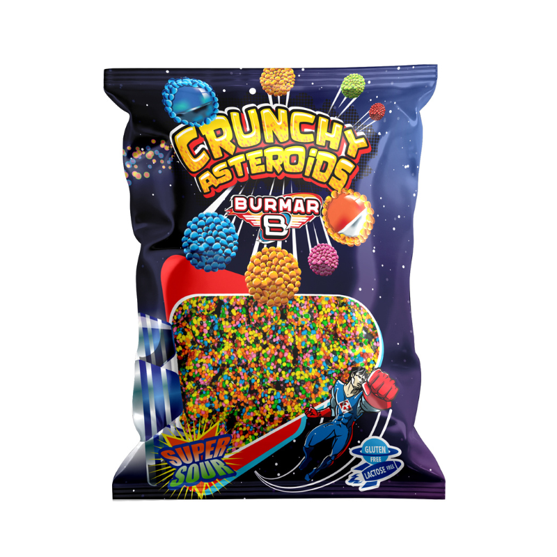 Asteroides Crunchy Disco Ácidos Burmar Sin Gluten Y Sin Lactosa | Formato Bolsa 1KG