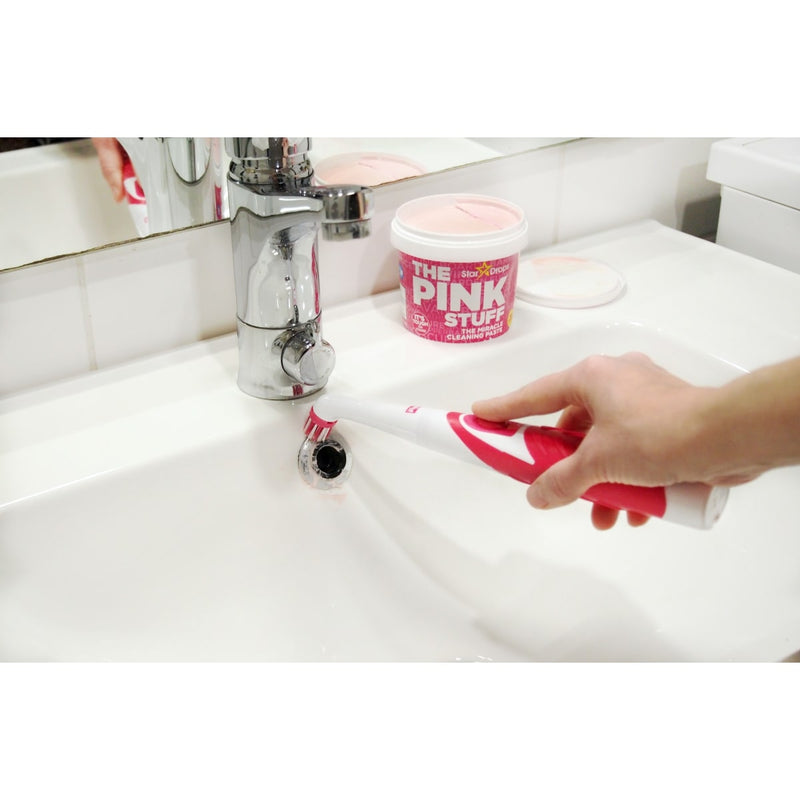 The Pink Stuff Kit Cepillos Limpiadores + Power Paste Multiusos | Especial Zapatillas, Suelos,