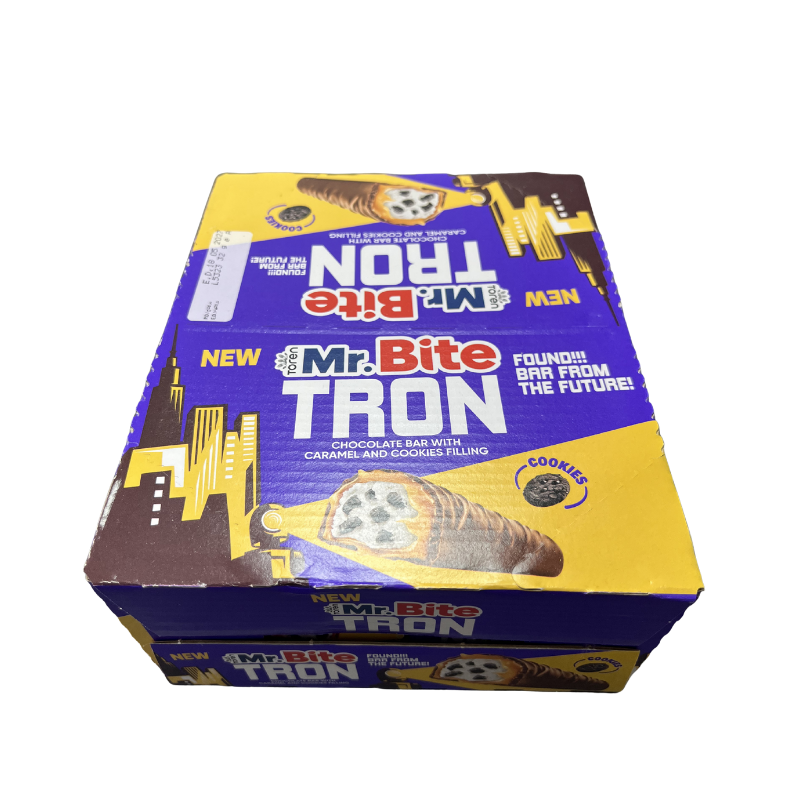 Mr.Bite Tron Cookies 32G - Expositor Contiene 24 Unidades