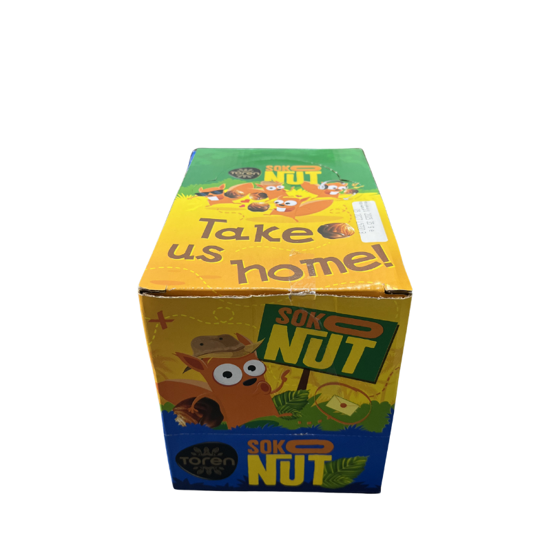 Sokonut Hazelnut 35G - Dispensador Individual - Expositor Contiene 24 Unidades