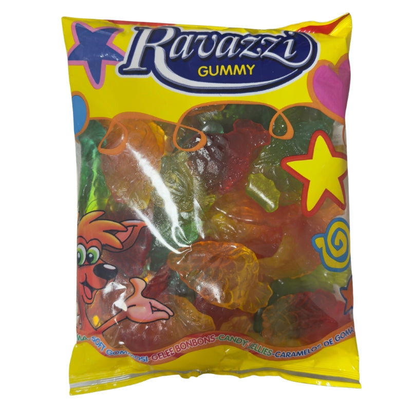 Peces XXL GIGANTE de Gelatina - Formato Bolsa 1000G - Contiene 40 Unidades
