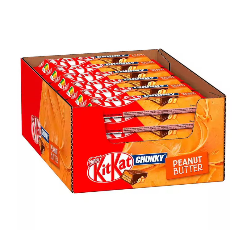 Kit Kat Chunky Crema de Cacahuete 40g (24 Unidades)