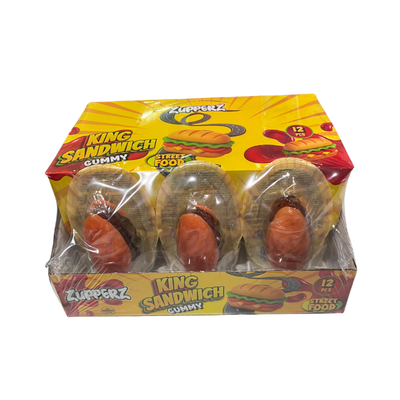 King Sandwich Gummy | Formato 12 Uds