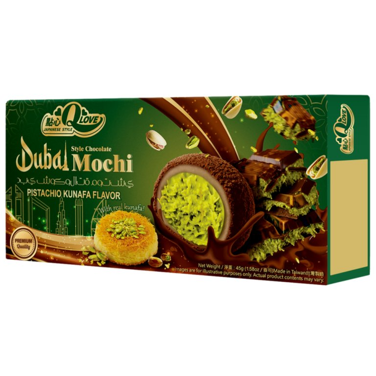 Dubai Chocolate & Pistacho Deluxe Mochi 45g