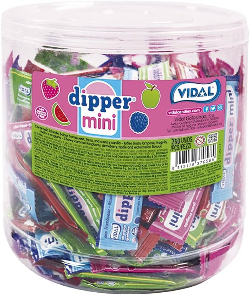 Mini Dipper - Sabores Surtidos | Tarro 250 Unidades