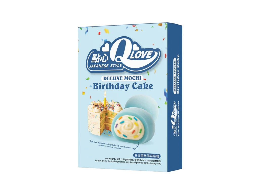 QLove Birthday Cake Deluxe Mochi 168G