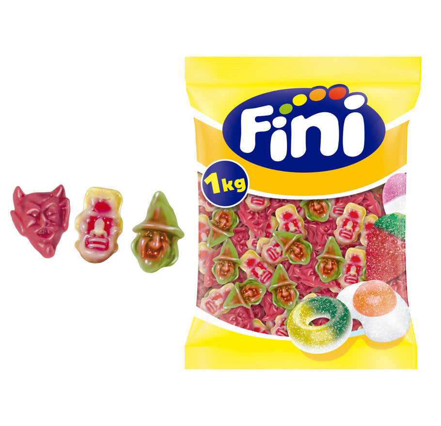 Fini Mix Halloween | Brujas, Diablo Monstruos | Formato Bolsa 1KG