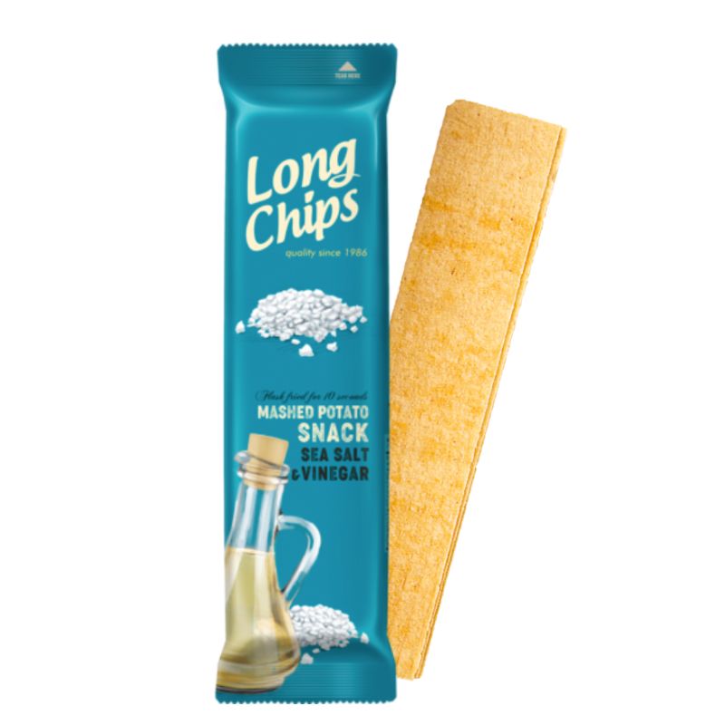 LONG CHIPS 75G - Patatas Alargadas de 19 Centímetros | CAJA 10 UNIDADES - Original, Queso, Pizza, BBQ, Bacon, Sal y Vinagre ...