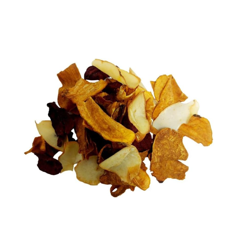 Vegechips | Snacks Mix de Yuca, Batata, Zanahoria y Remolacha | Formato tarro reutilizable 600g