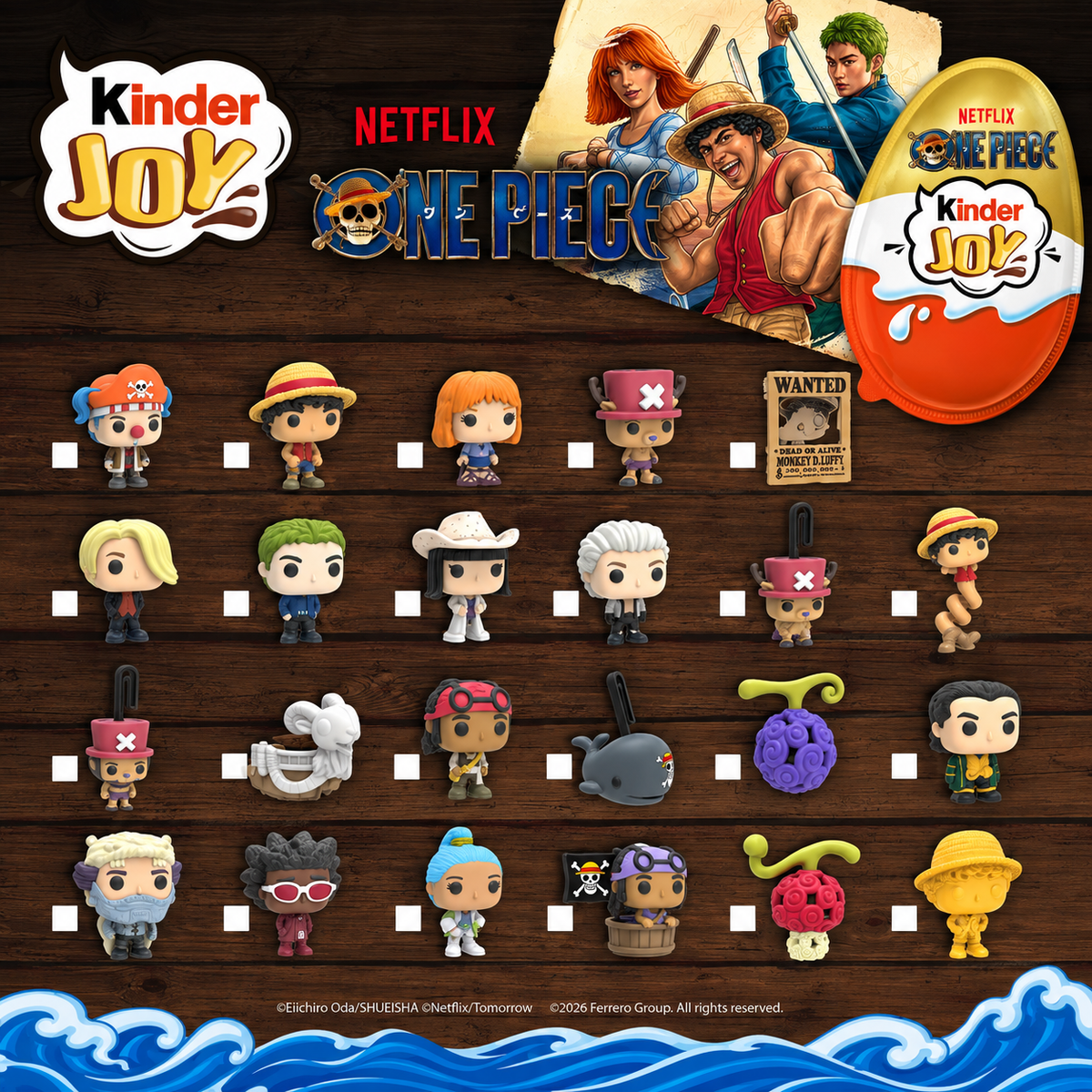 Kinder Joy "One Piece Edition" | Formato 20G - Elegir Cantidad