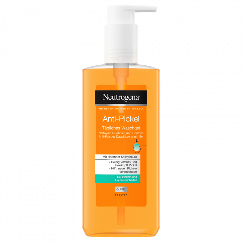 Neutrógena Anti-Espinillas - Gel Limpiador Facial Diario | Contiene 200ml