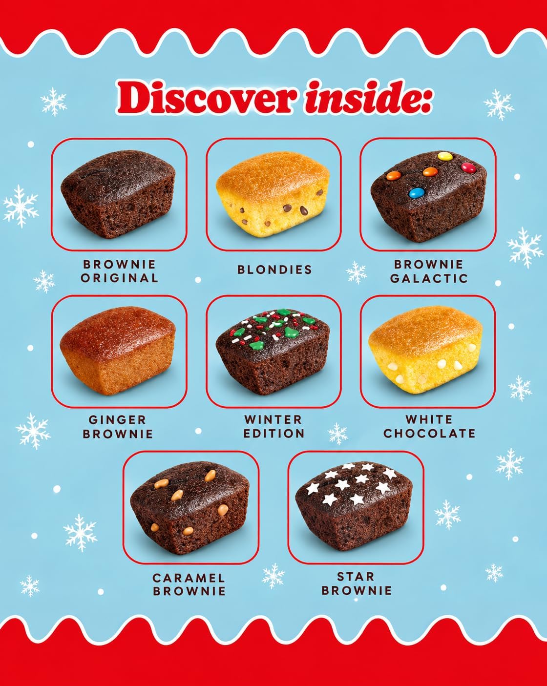 JR Brownies Calendario Adviento | Formato 600G