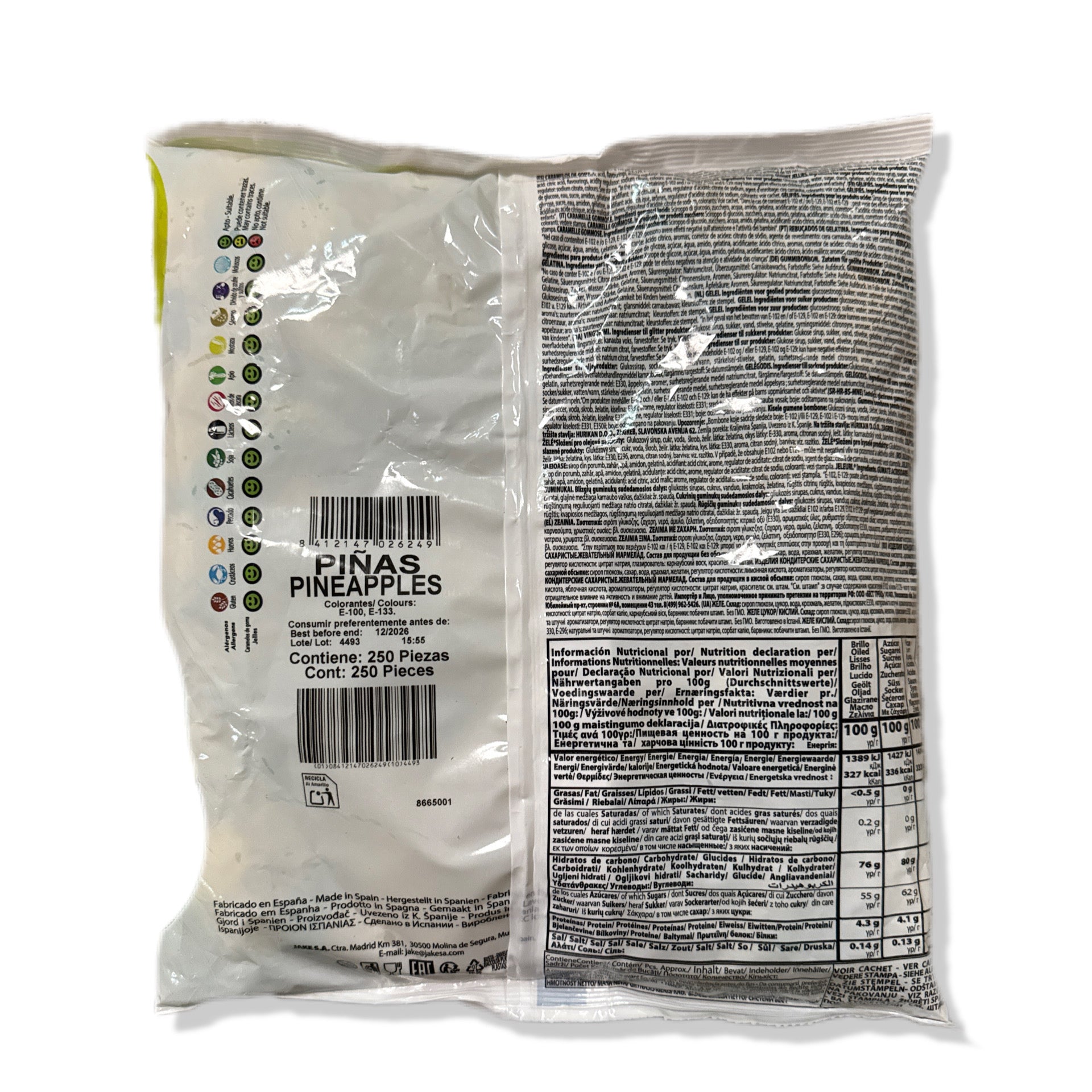 Piñas Brillo Jake | Formato Bolsa 250 Unidades