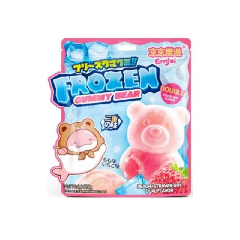 Ennjoi Frozen Gummy Bear Fresa y Melocotón 70g Formato 1 Ud