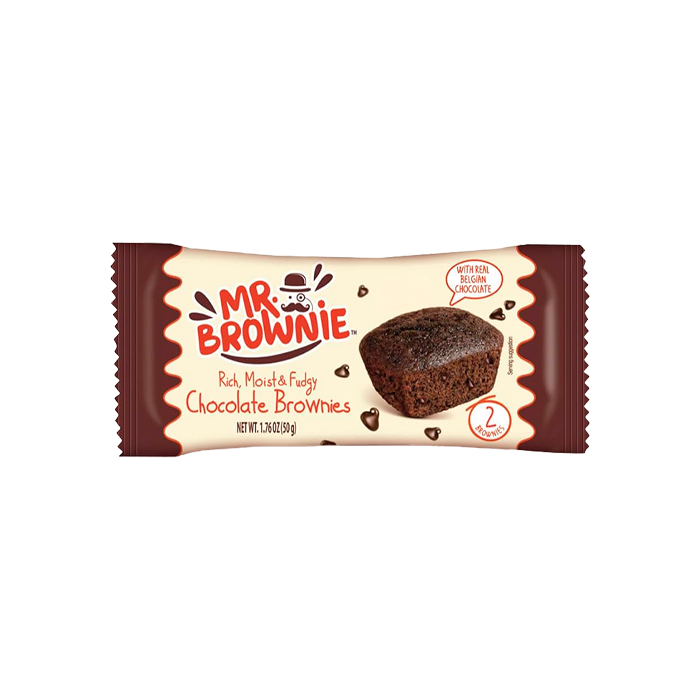 JR Brownies DUO - Sabor Chocolate | Formato 24 Unidades x 50G