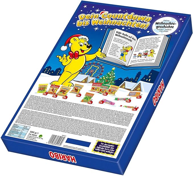 Calendario Adviento Haribo (1 Unidad) | Ideal para regalar o recompensar premios