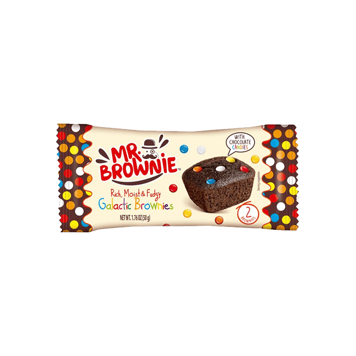 JR Brownies DUO - Sabor Chocolate GALACTIC | Formato 24 Unidades x 50G