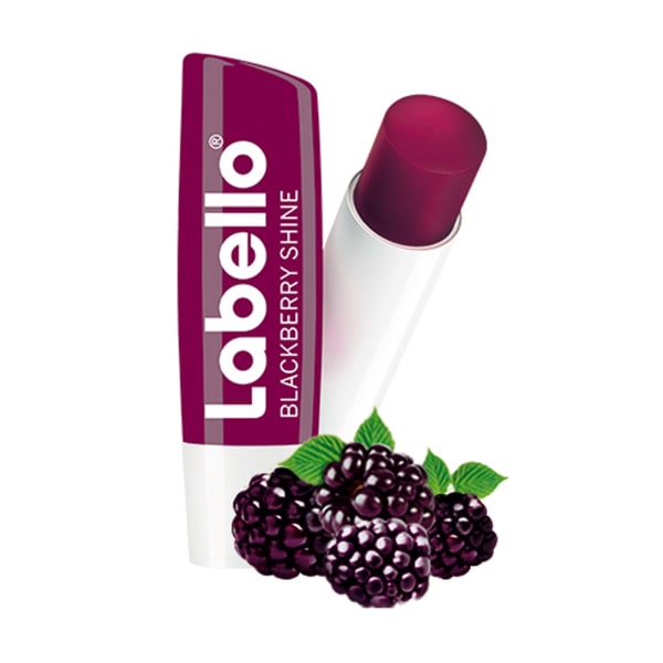 Labello Blackberry Shine | Lápiz Labial Cuidado 24 Horas - Sabor Exclusivo Mora (1 Unidad)