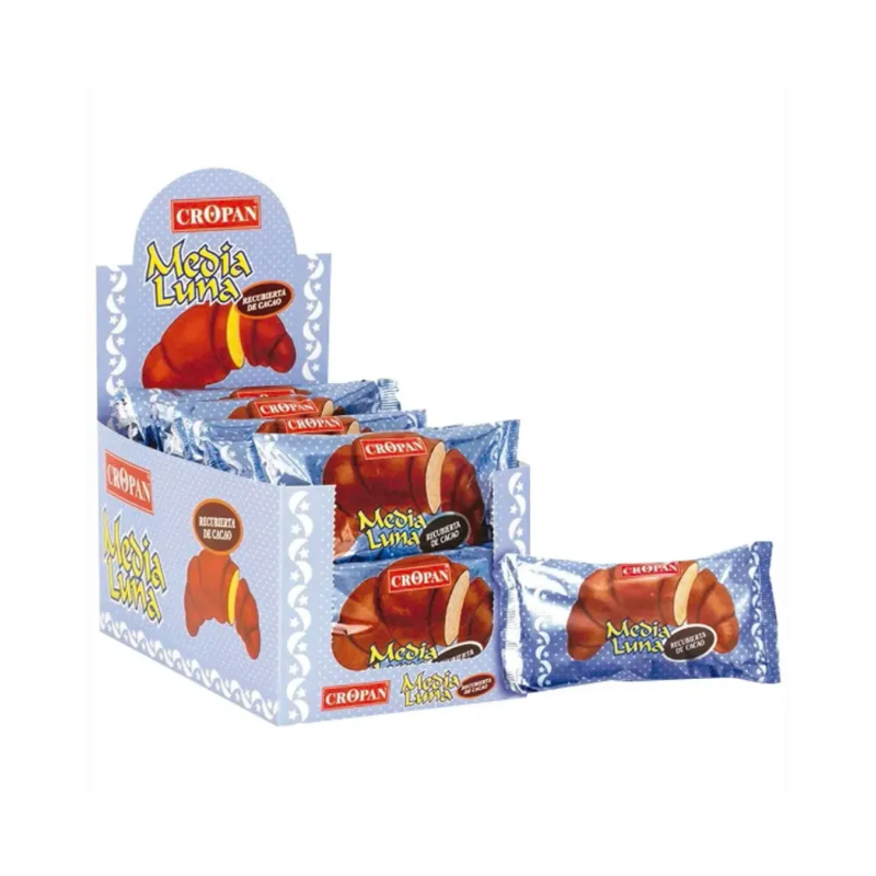 Media Luna ELEGIR REFERENCIA | Caja Expositora con 12 Unidades de 50g