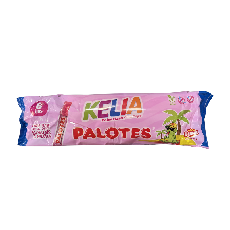 Polo Palotes Fresa Damel | Formato Caja 30 bolsas x 6 Uds = 180 Unidades