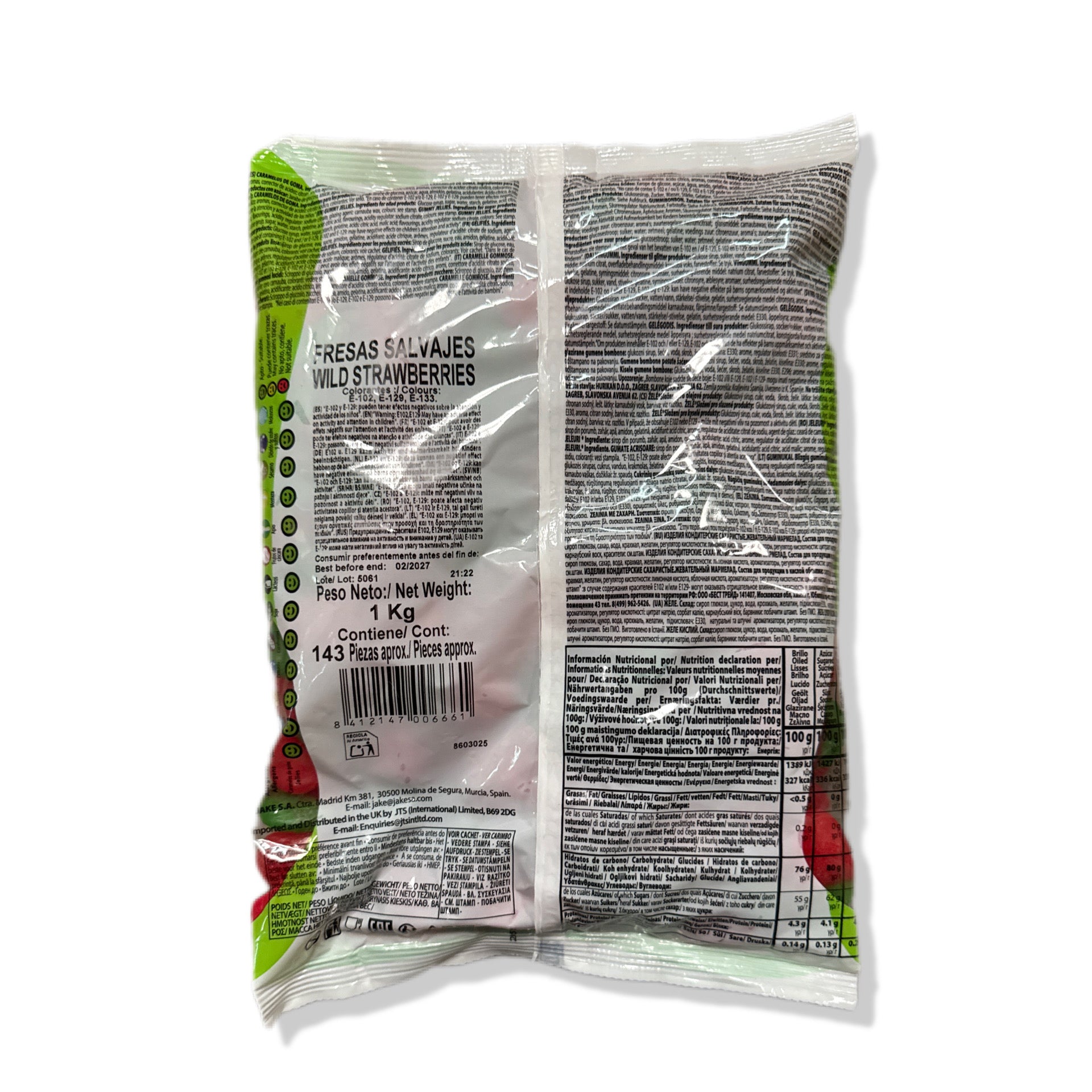 Fresas Brillo Jake | Formato Bolsa 1KG