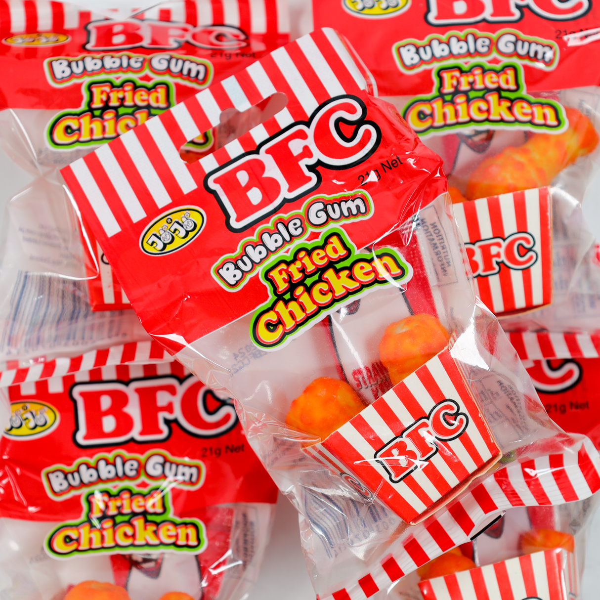 BFC Chicle con forma de pollo y ketchup de caramelo | 12 Uds