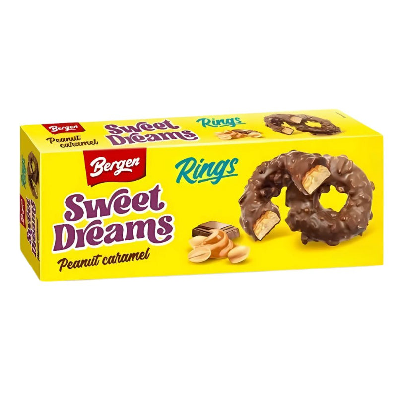 Bergen  Aros de Chocolate con Caramelo y Cacahuete 128g