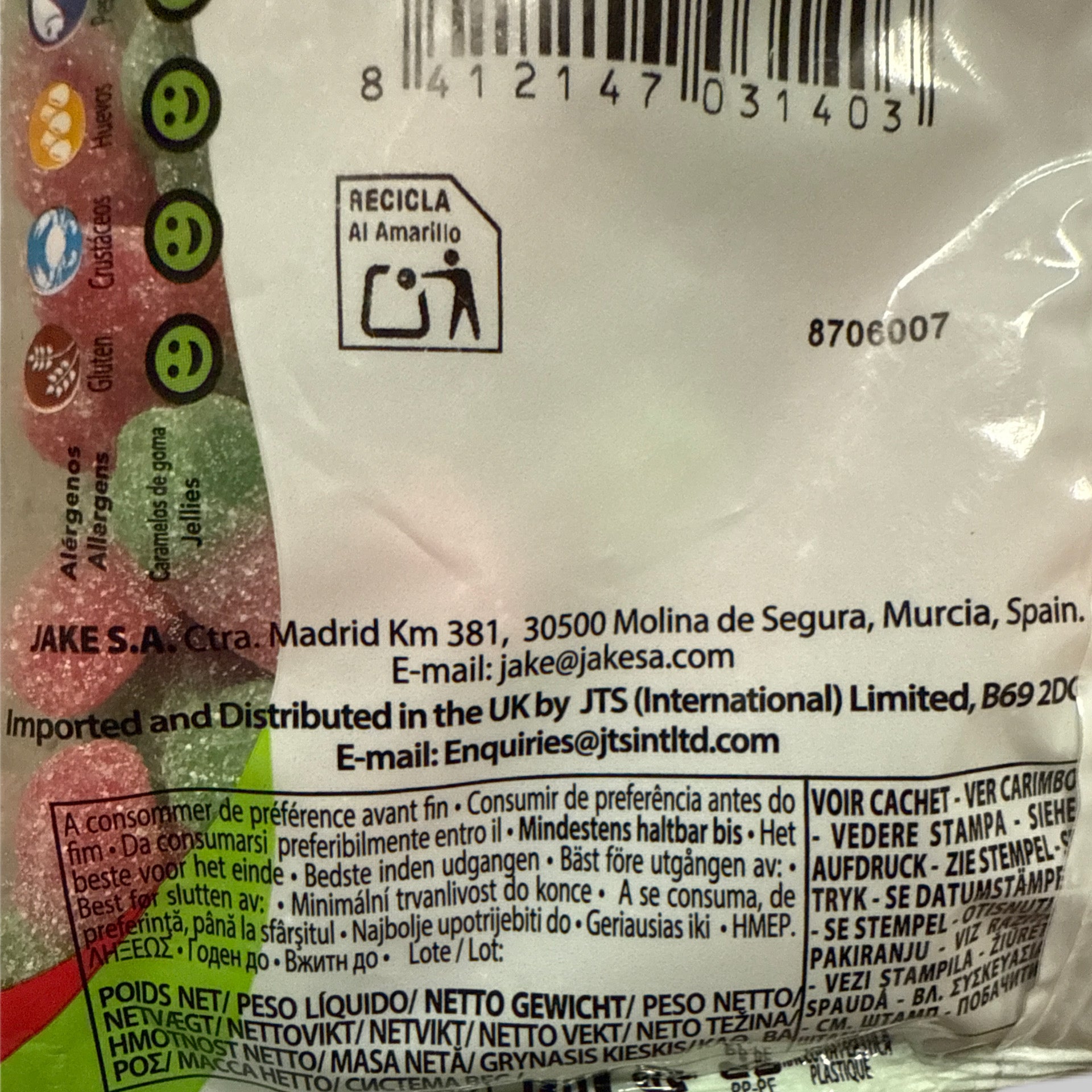 Fresas Pica Mini Jake | Formato Bolsa 1KG