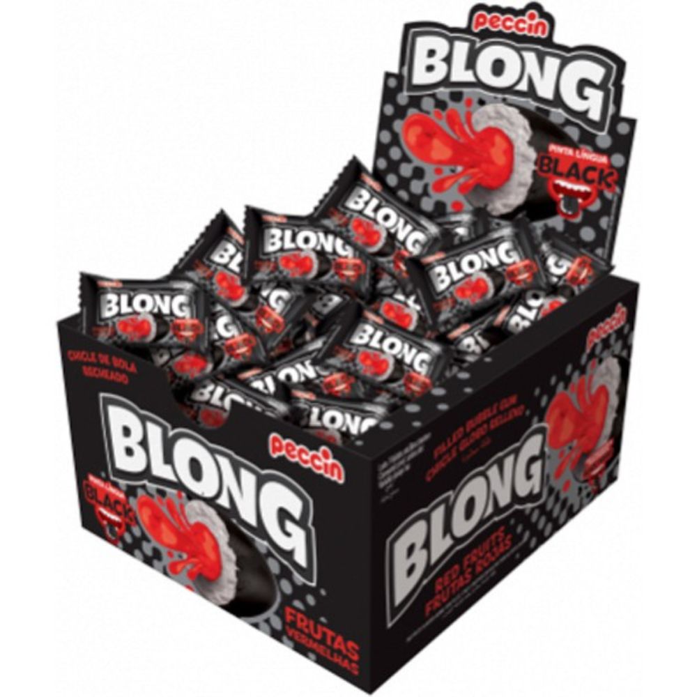 Blong Chicle Relleno Sabor Black Contiene 40 Unidades