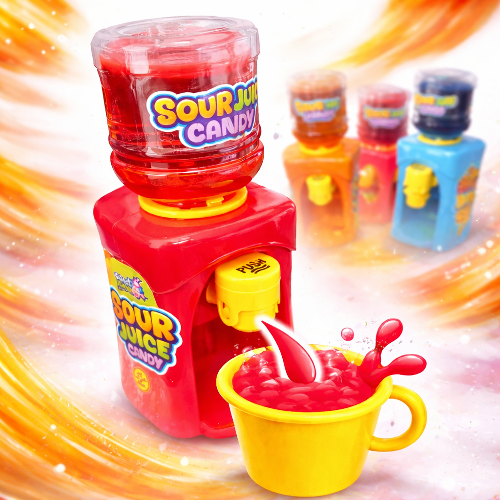 Dispensador Sour Juicy 30g (Cola, Fresa y Frambuesa) | Contiene 12 Unidades