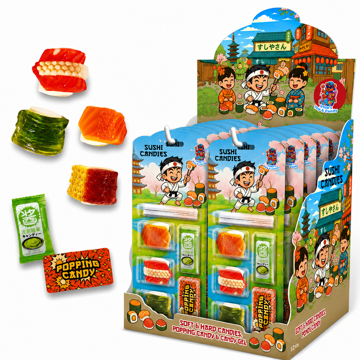 Sushi Set Candy 55 grs  | Formato 12 Uds