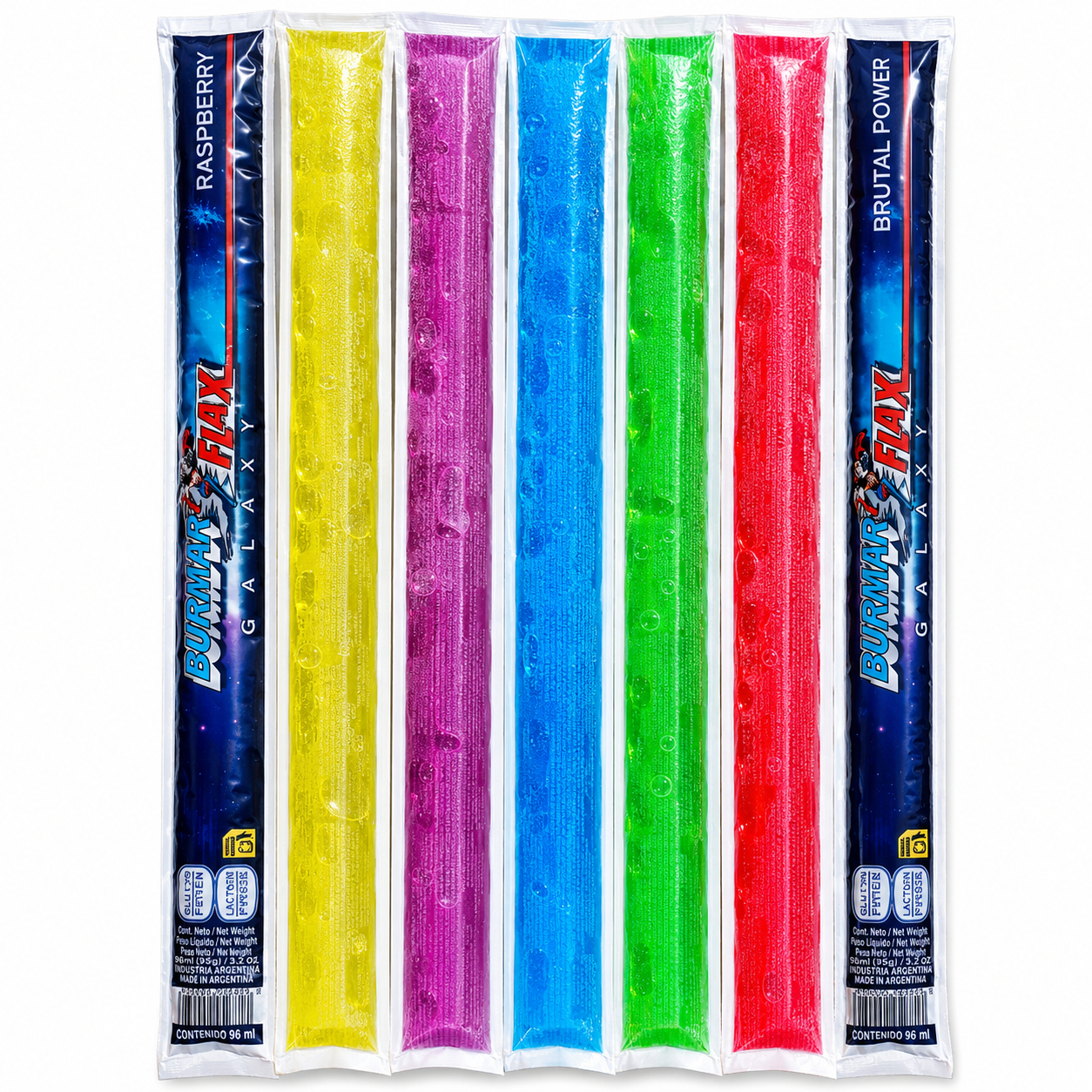 FLAX BURMAR SABORES GALXY: Brutal Power, Melon, Frambuesa, Piña y Cereza